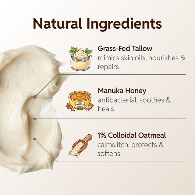 Eczema Tallow Skin Soothing Cream