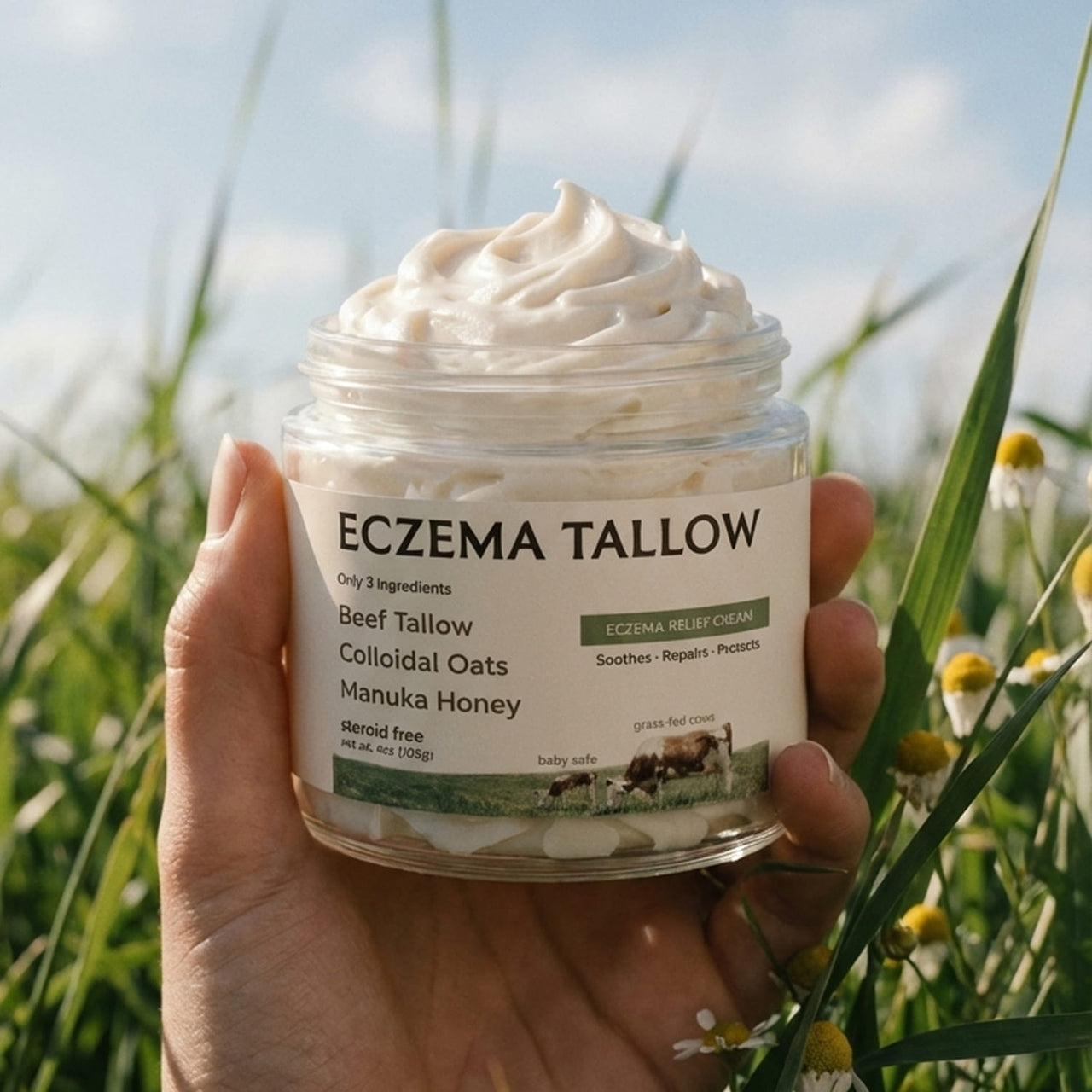 Eczema Tallow Skin Soothing Cream